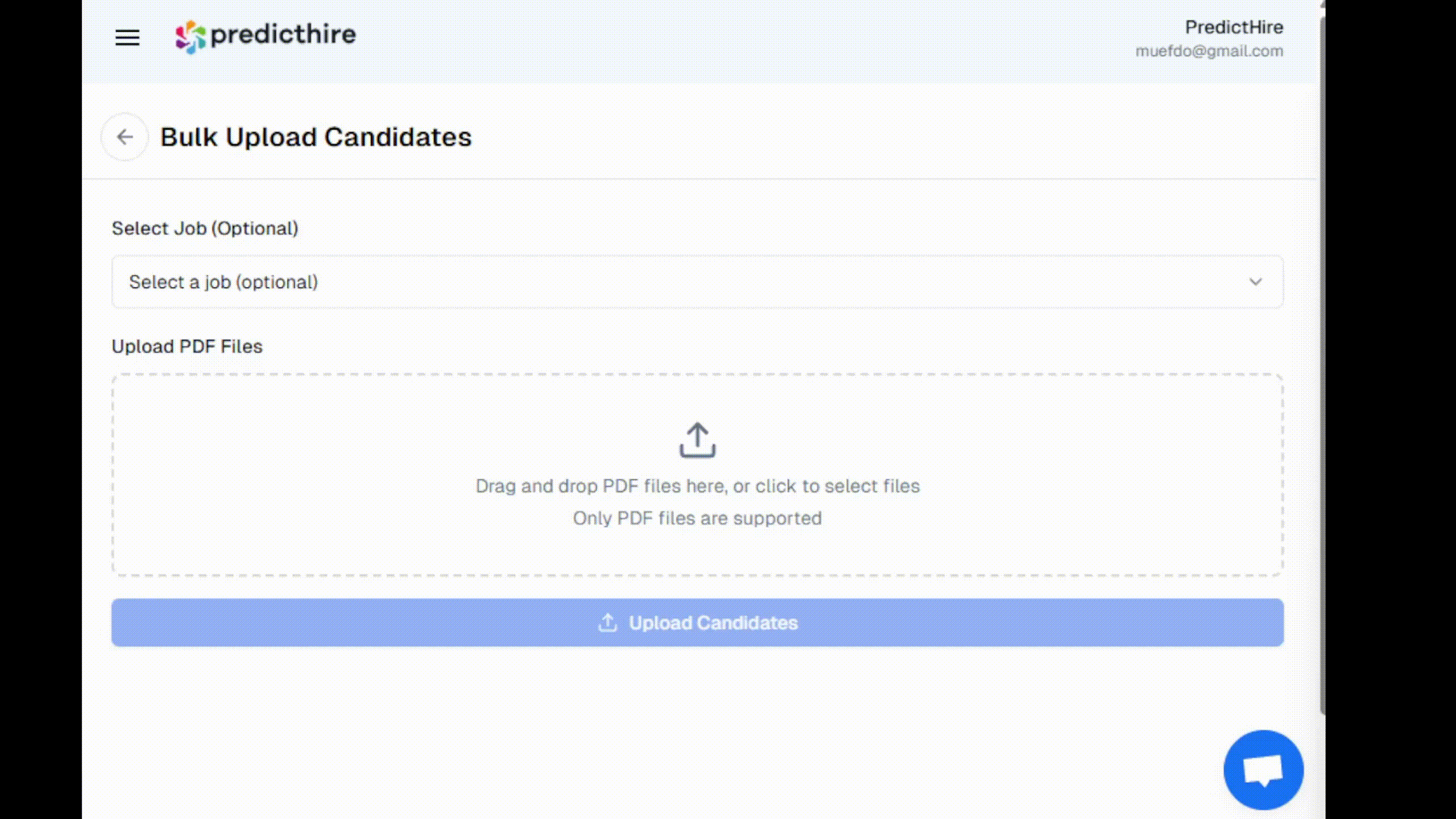 CV Parser in action